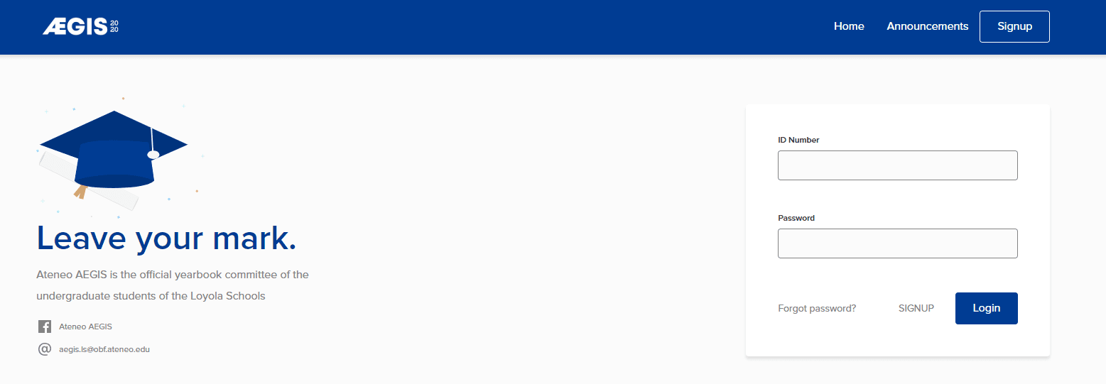 Aegis ADMU Website
