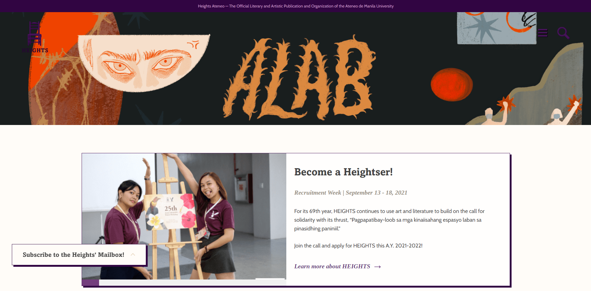 Heights Ateneo Website